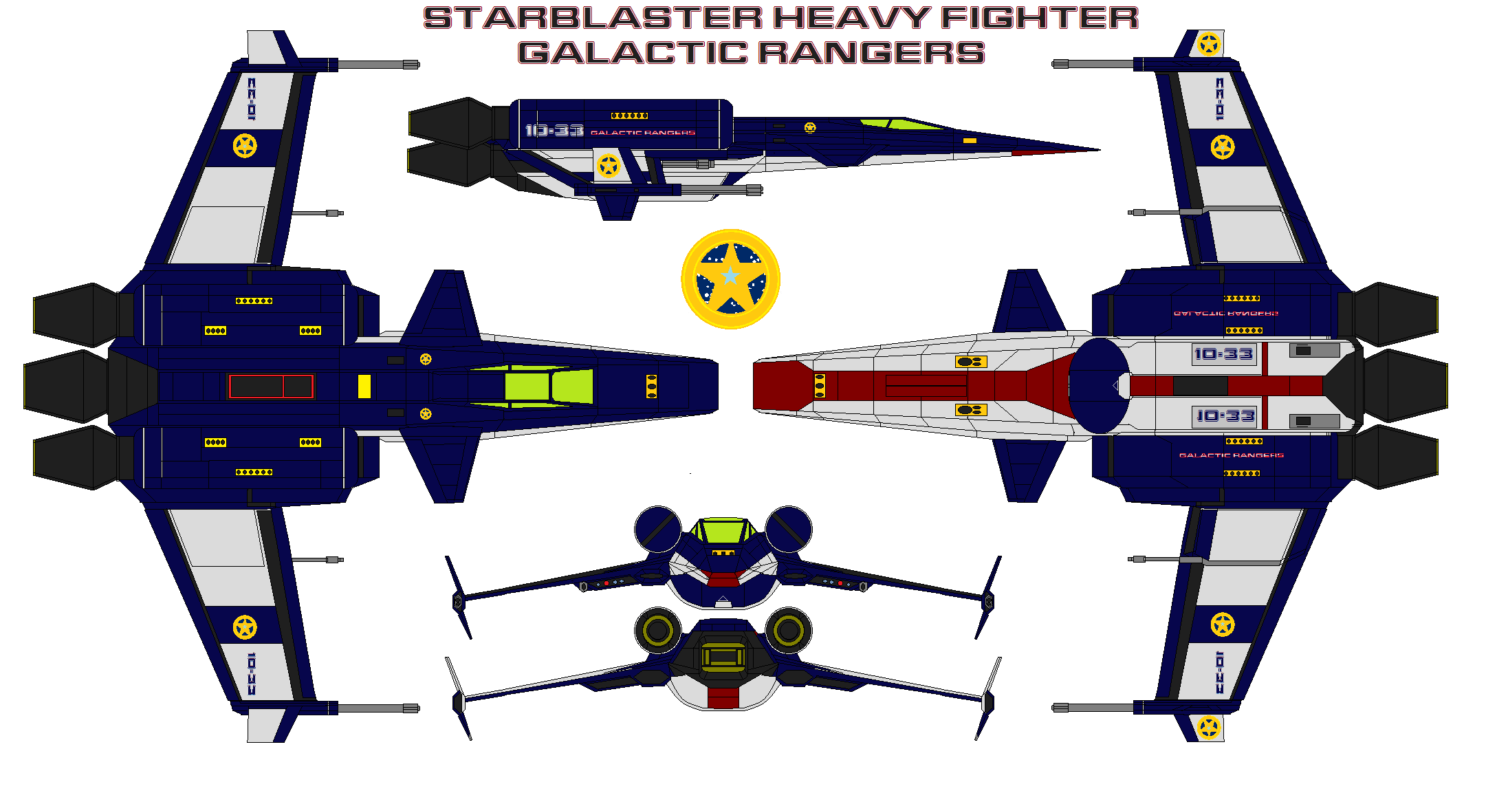 Starblaster Heavy Fighter  Galactic Rangers