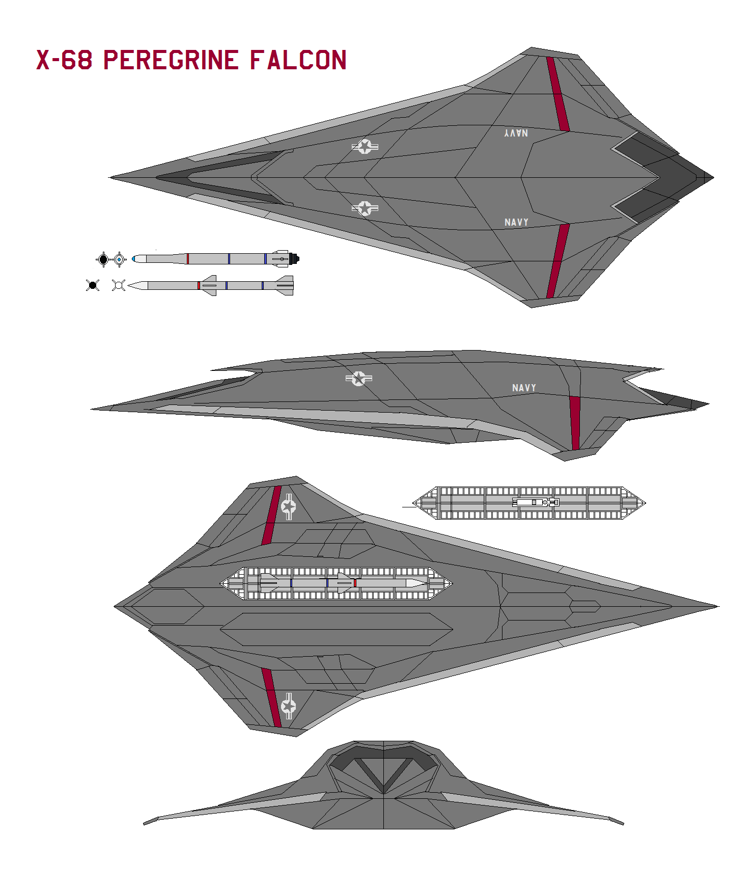 X-68A peregrine falconX-68 peregrine bay