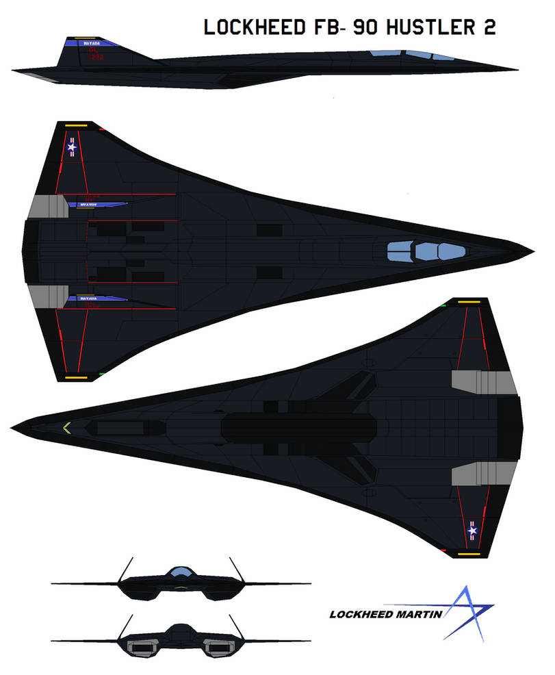 Lockheed FB-90 Hustler 2 prototype 2 by bagera3005 on DeviantArt