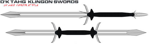 D'k tahg  Klingon swords