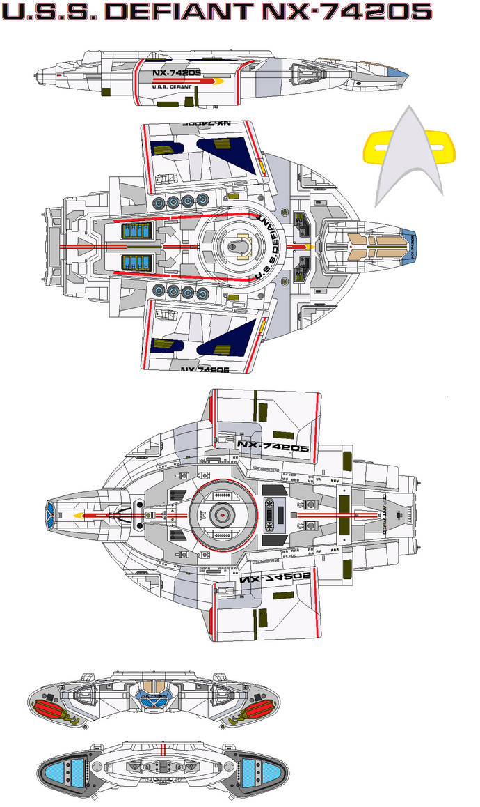 USS Defiant NX-74205 by bagera3005 on DeviantArt