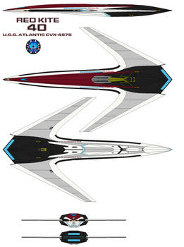 Red Kite 40 U.S.S. Atlantis CVX-4575