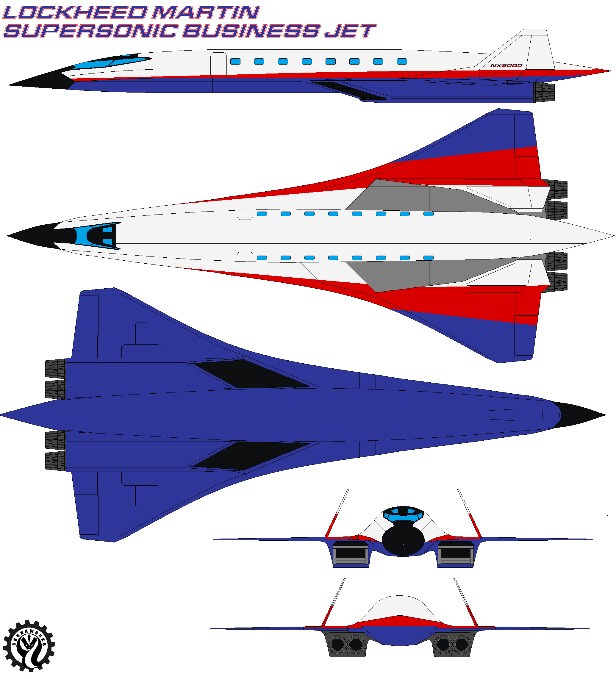 Lockheed Martin supersonic business jet by bagera3005 on DeviantArt