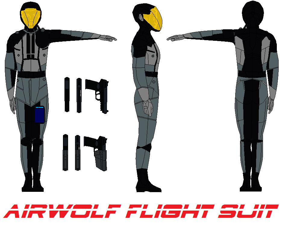 AWF02 AIRWOLF JUMPSUIT PATCH AWF02 AIRWOLF JUMPSUIT PATCH