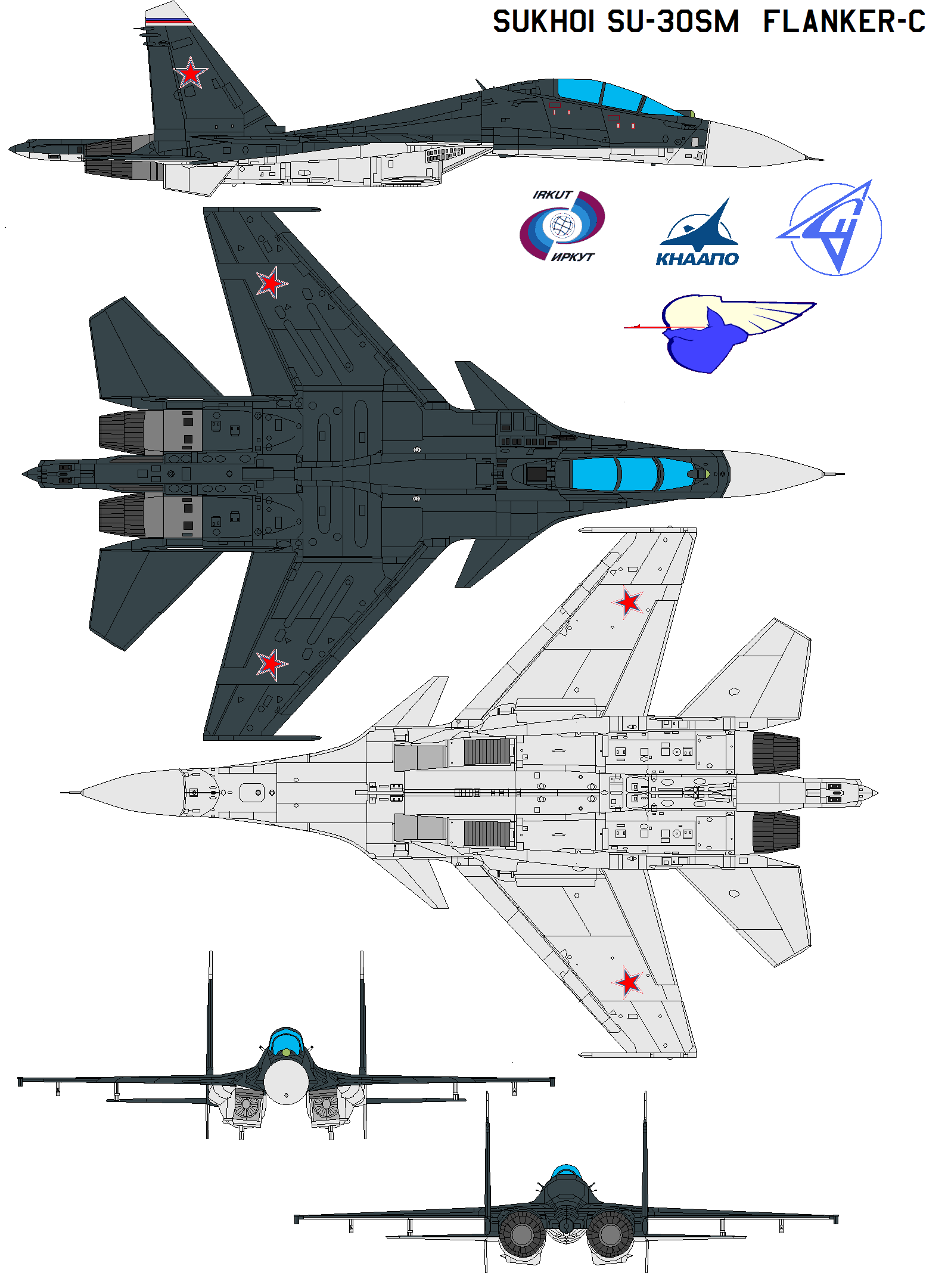 Why are Russian Flanker (Su-27, 30, 32, 35) fighter jets so huge