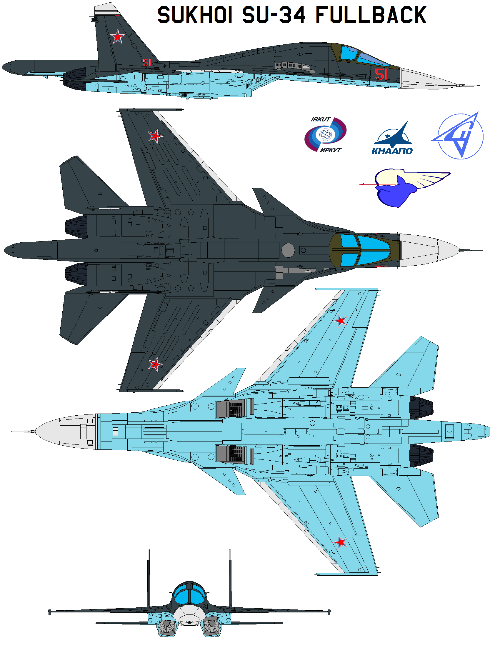 A Sukhoi Su-27 Flanker of the Russian Knights aerobatic team Solid-Faced Canvas Print