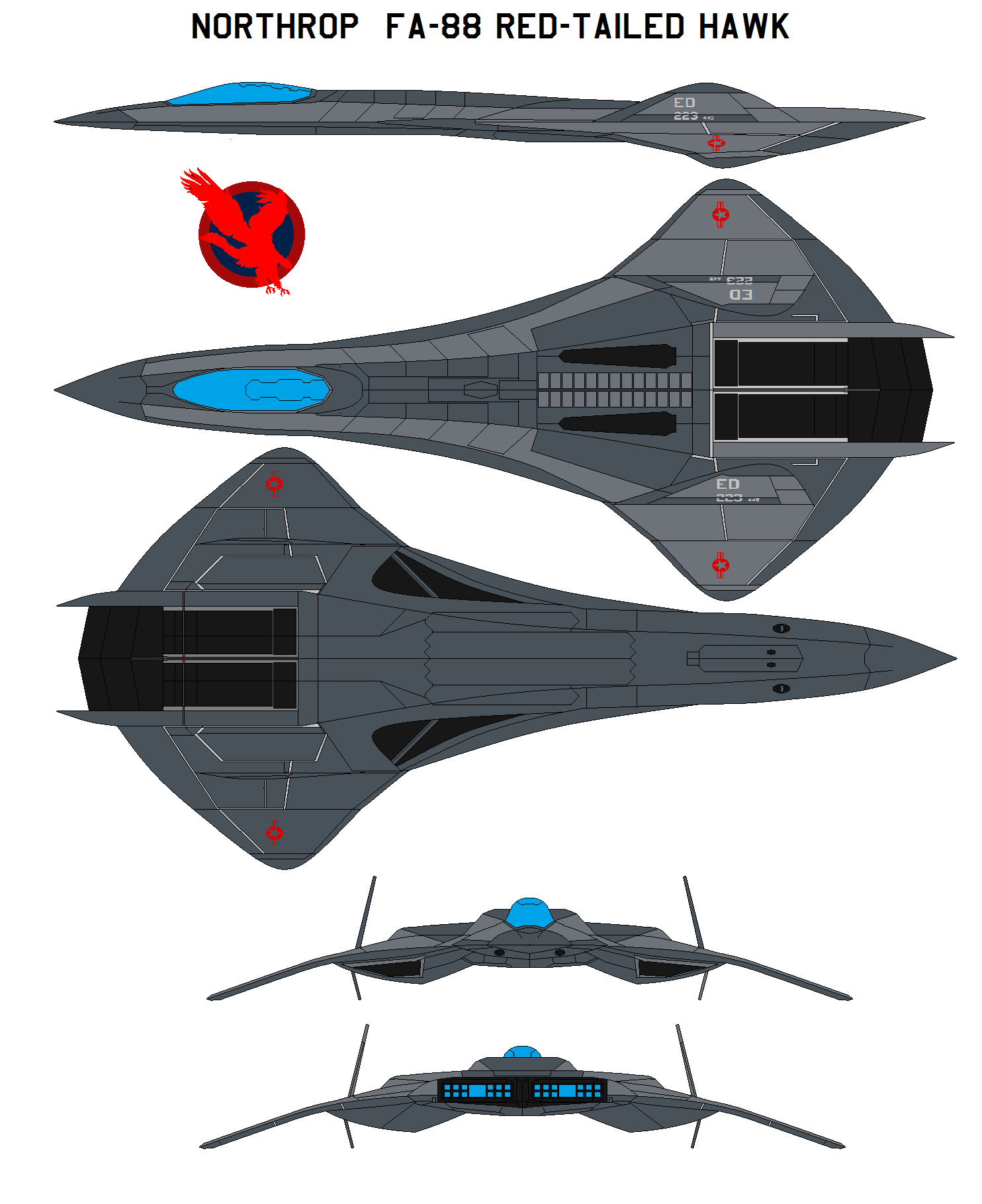 Northrop  FA-88 Red-tailed hawk