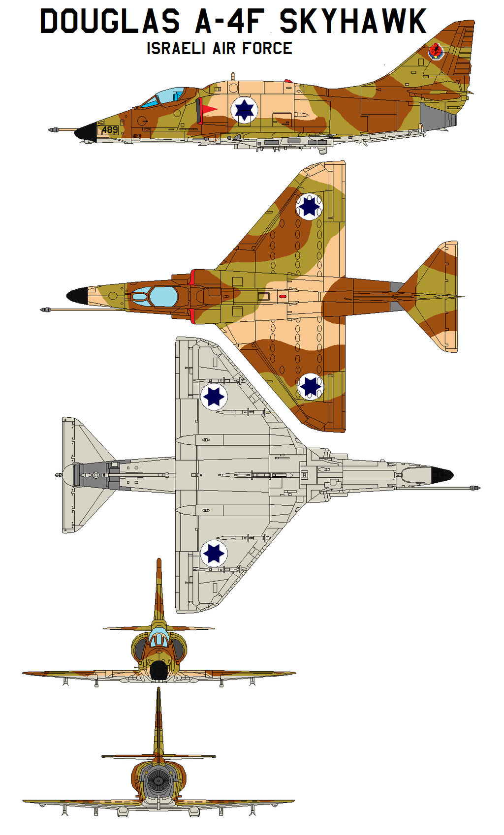 A4e Douglas A-4F Skyhawk IAF by bagera3005 on DeviantArt