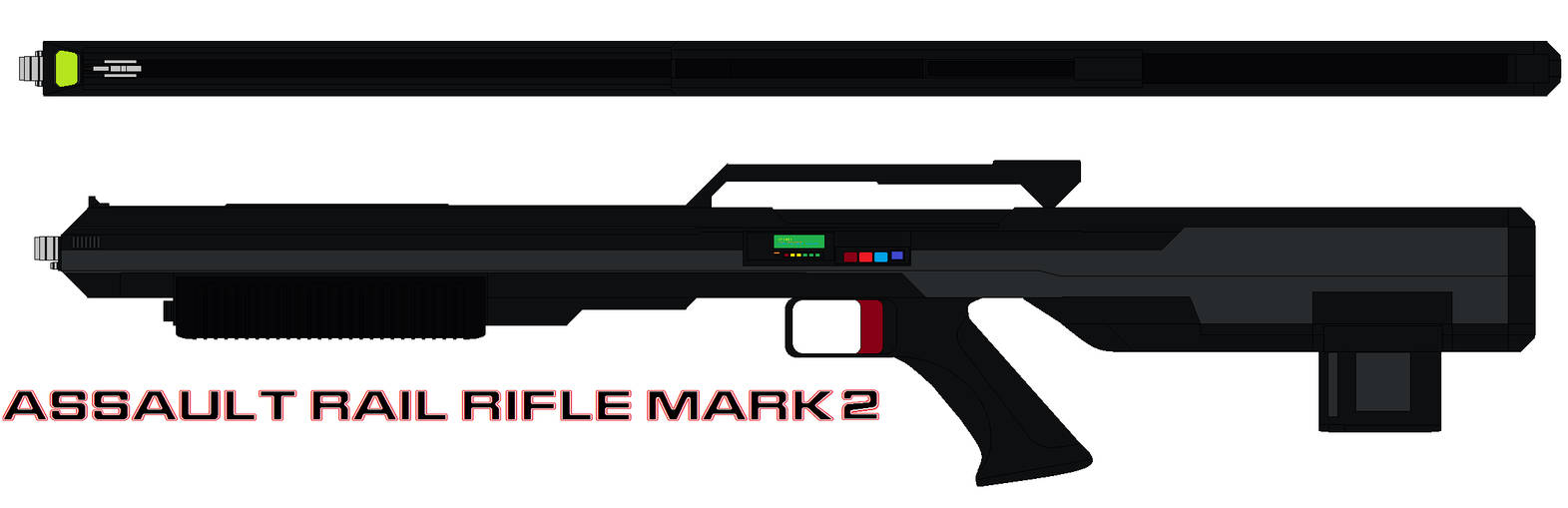Mark Ii Ragefire Pattern Assault Rail rifle mark2 by bagera3005 on DeviantArt