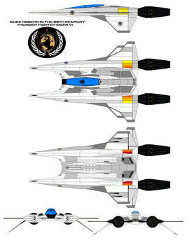 buck rogers in the 25th century Thunder Fighter mk