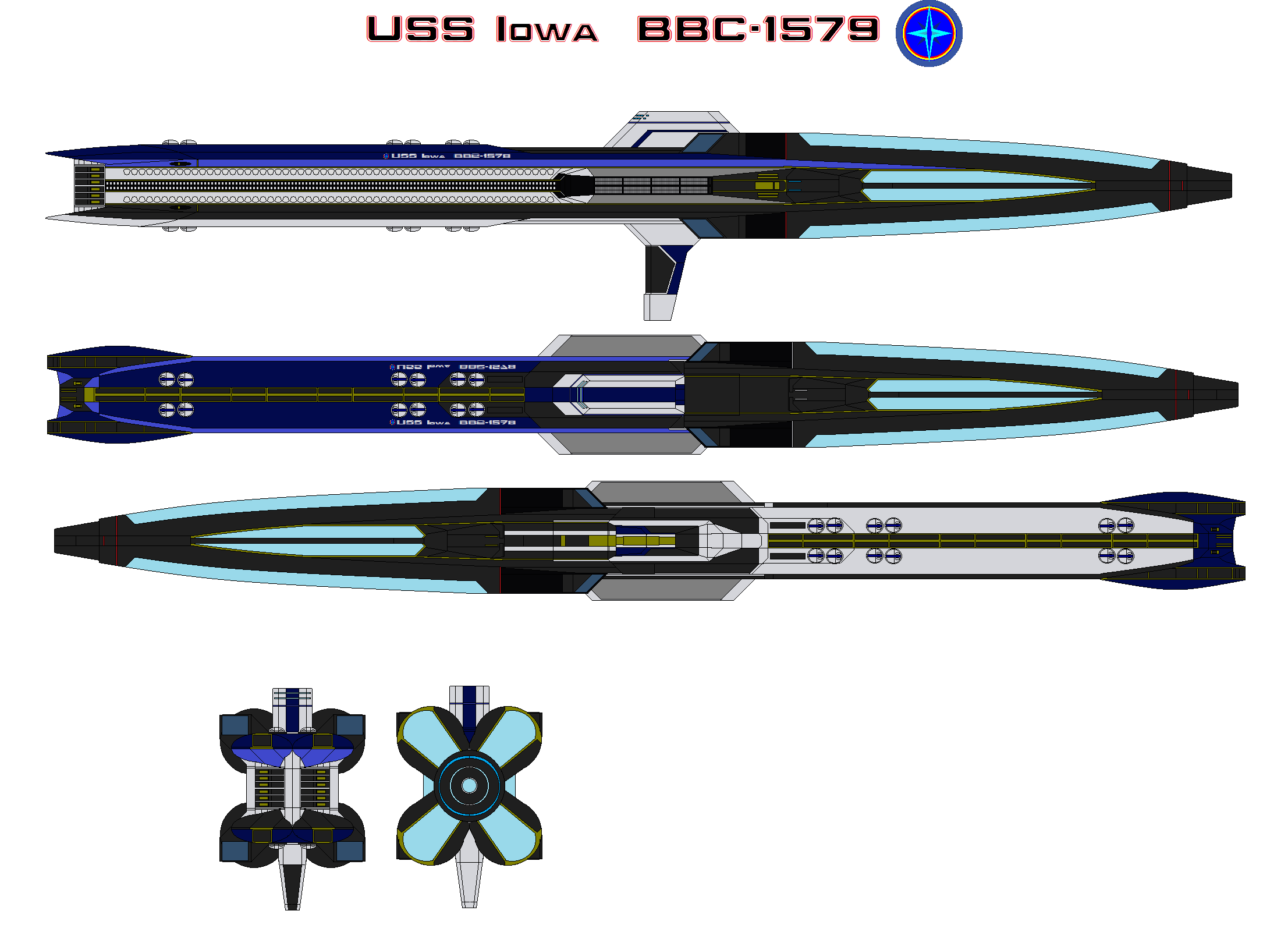 USS Iowa  BBC-1579