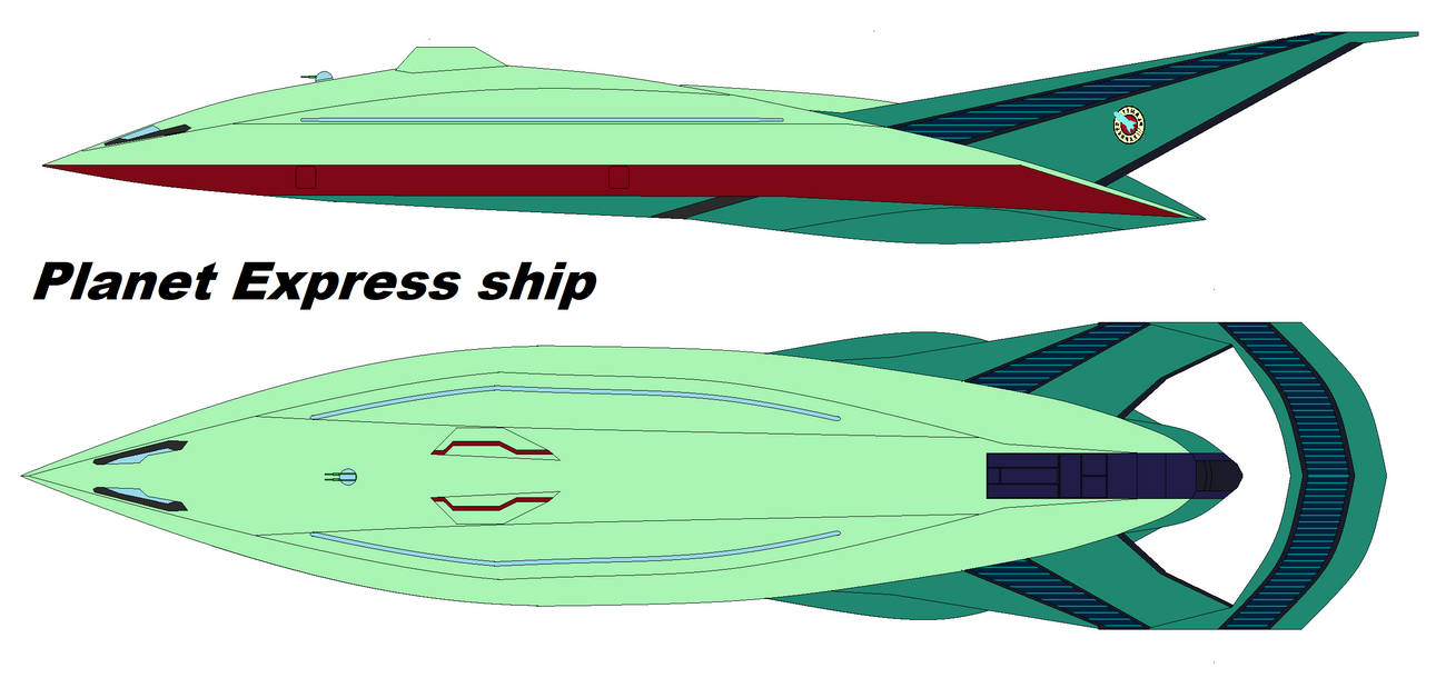 Planet Express ship by bagera3005 on DeviantArt