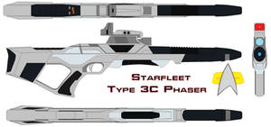 Starfleet phaser rifle Type 3c