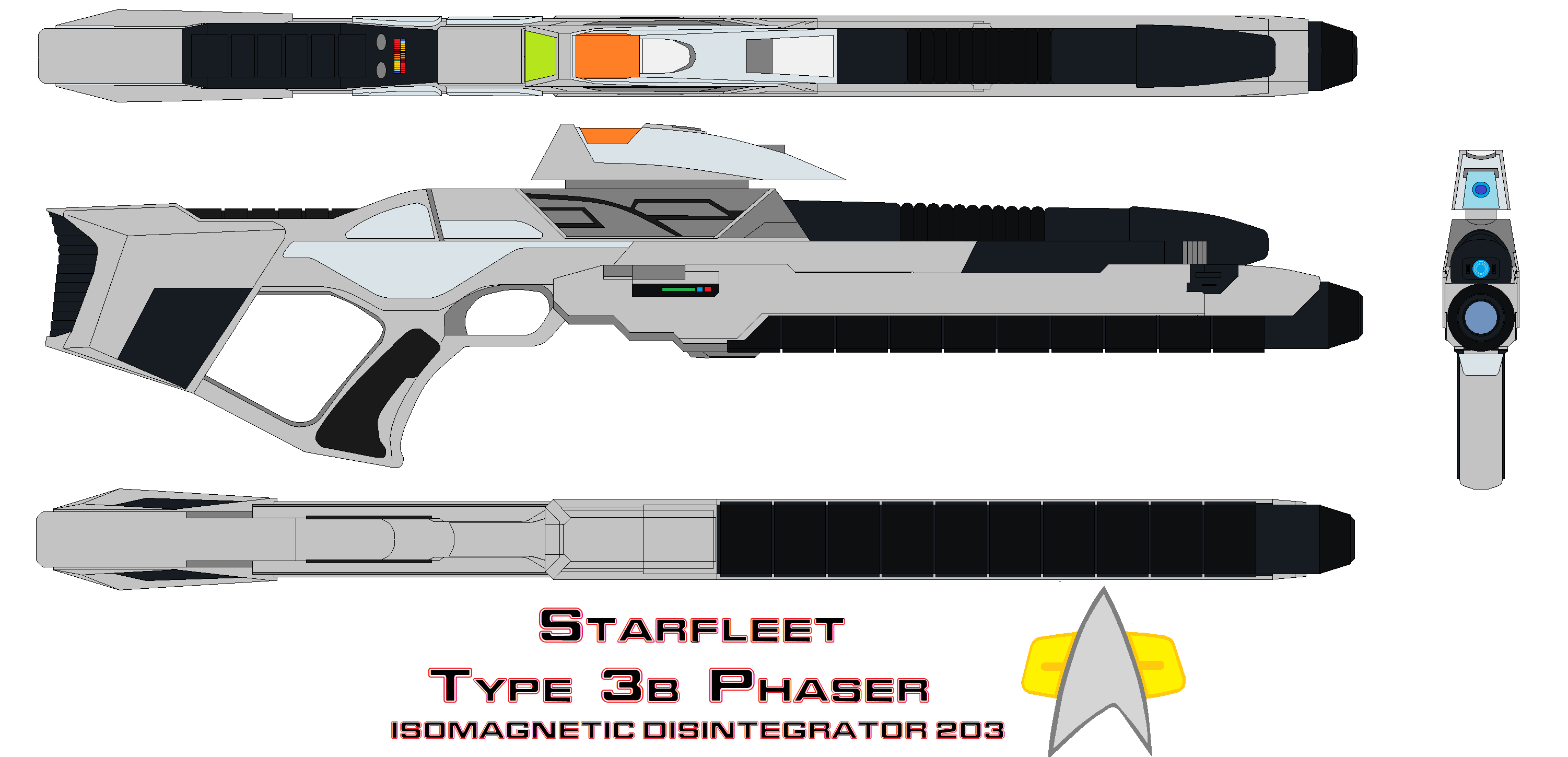 starfleet phaser rifle type 3b Isomagnetic Disinte by bagera3005 on ...