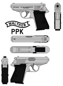 Walther PPK nickle