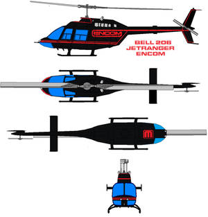 Bell 206 JetRanger ENCOM tron