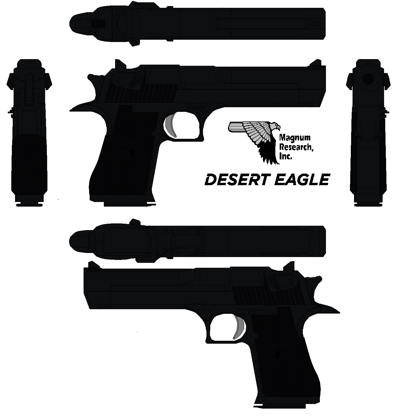 Magnum Research Desert Eagle 50 Cal By Bagera3005 On Deviantart
