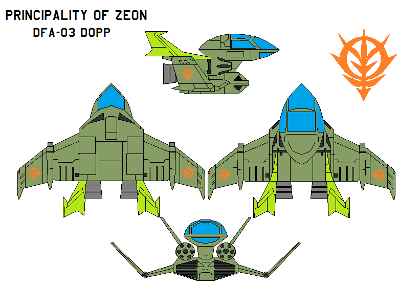 Zeon Dopp DFA-03 Dopp Char Aznable by bagera3005 on DeviantArt
