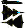 Saab 37 Viggen black knight