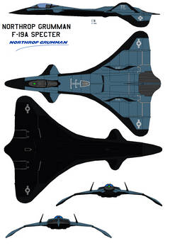 Northrop GrummanF-19A Specter blue 2