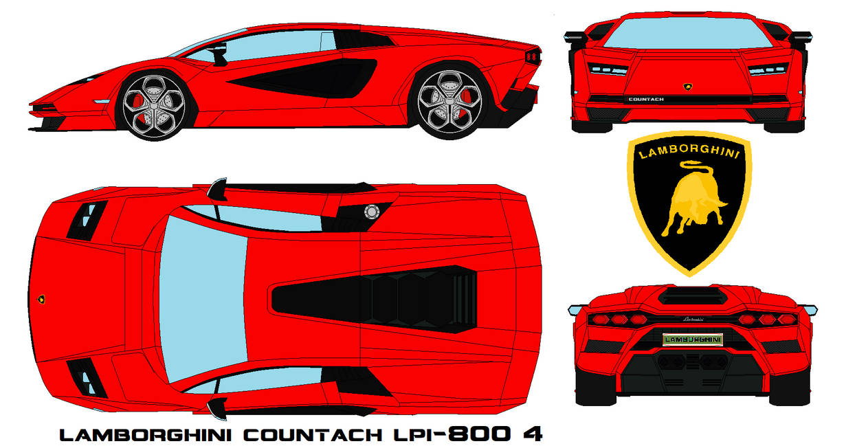 Lamborghini Countach Lpi-800 4 by bagera3005 on DeviantArt
