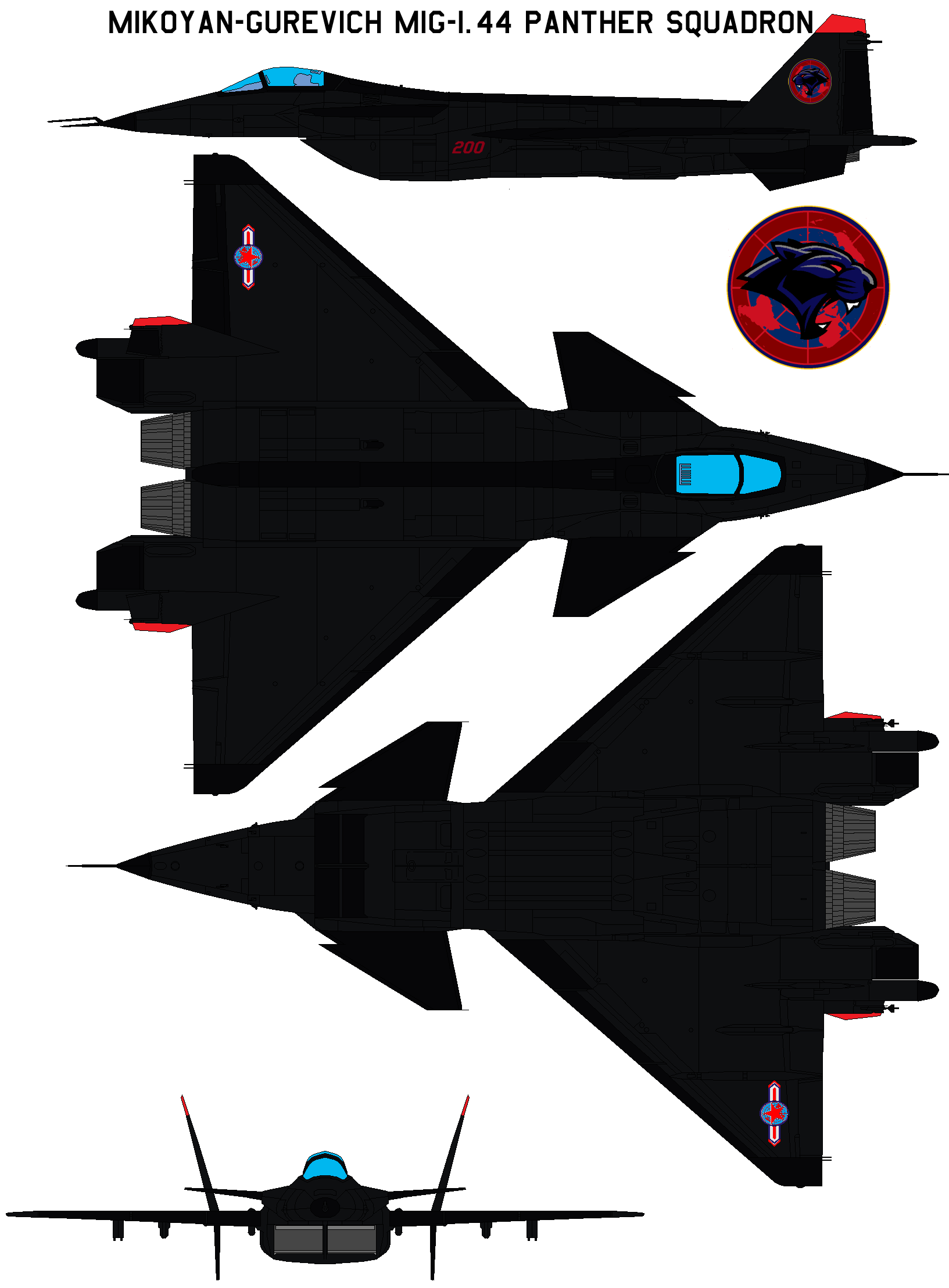 Mikoyan-Gurevich MiG-1.44 PANTHER SQUADRON by bagera3005 on DeviantArt