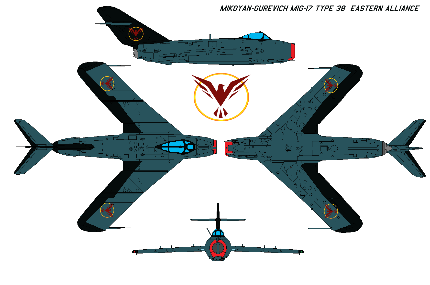 Mikoyan-Gurevich MiG-17 Type 38 eastern alliance by bagera3005 on ...