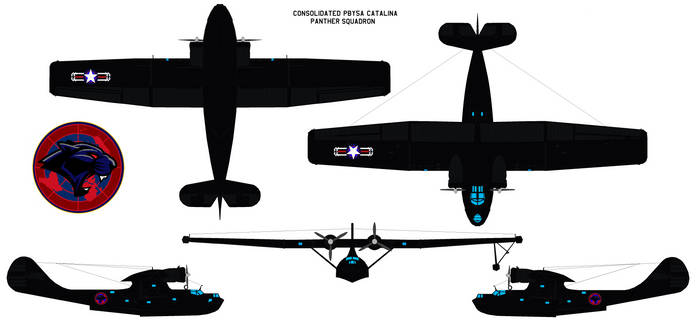 Consolidated PBY5a Catalina PANTHER SQUADRON