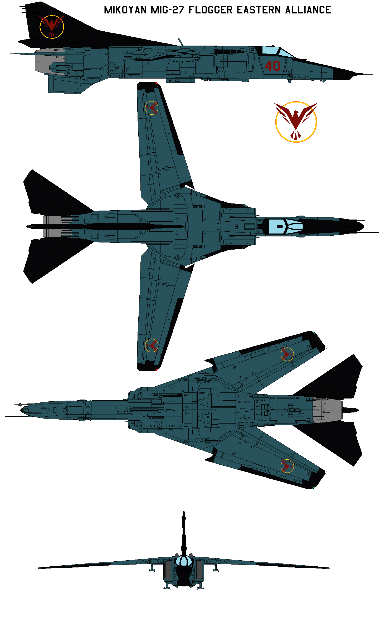 Mikoyan MiG-27 Flogger eastern alliance by bagera3005 on DeviantArt
