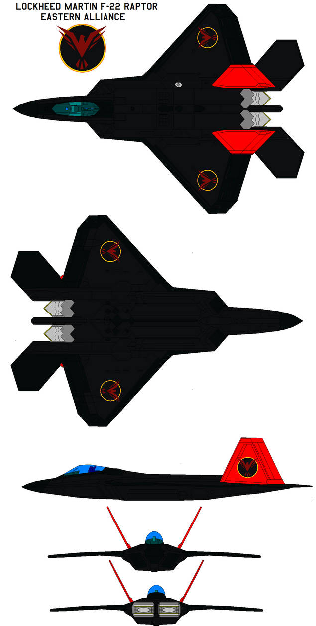 Lockheed Martin F-22 Raptor eastern alliance by bagera3005 on DeviantArt