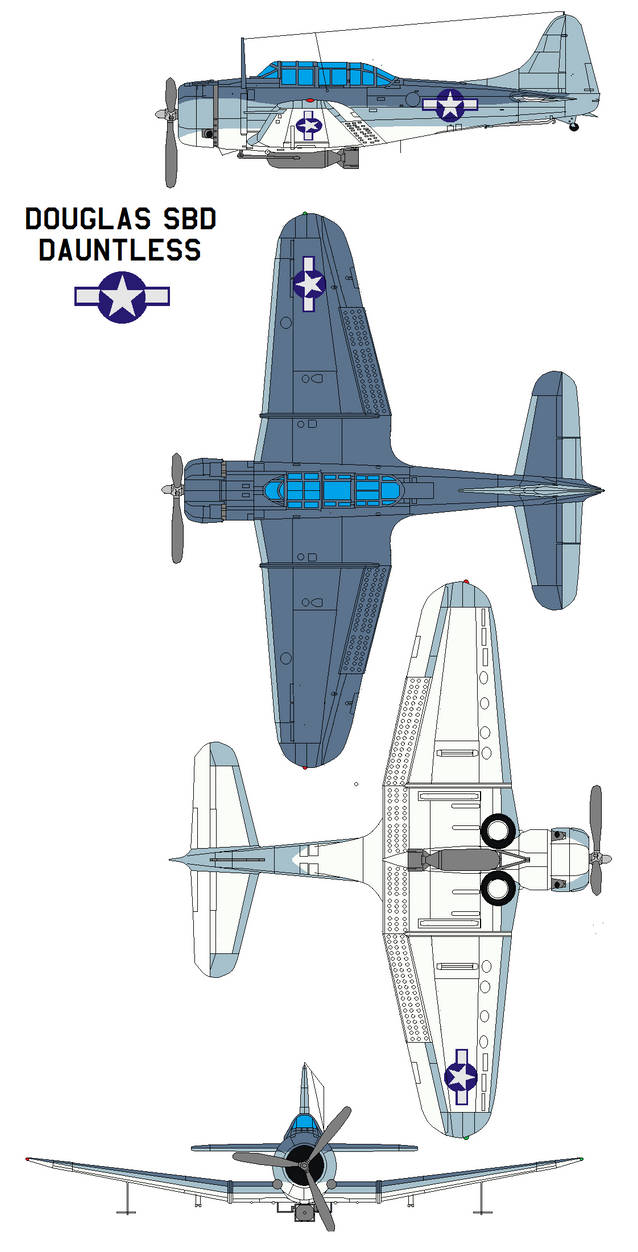Douglas SBD Dauntless by bagera3005 on DeviantArt