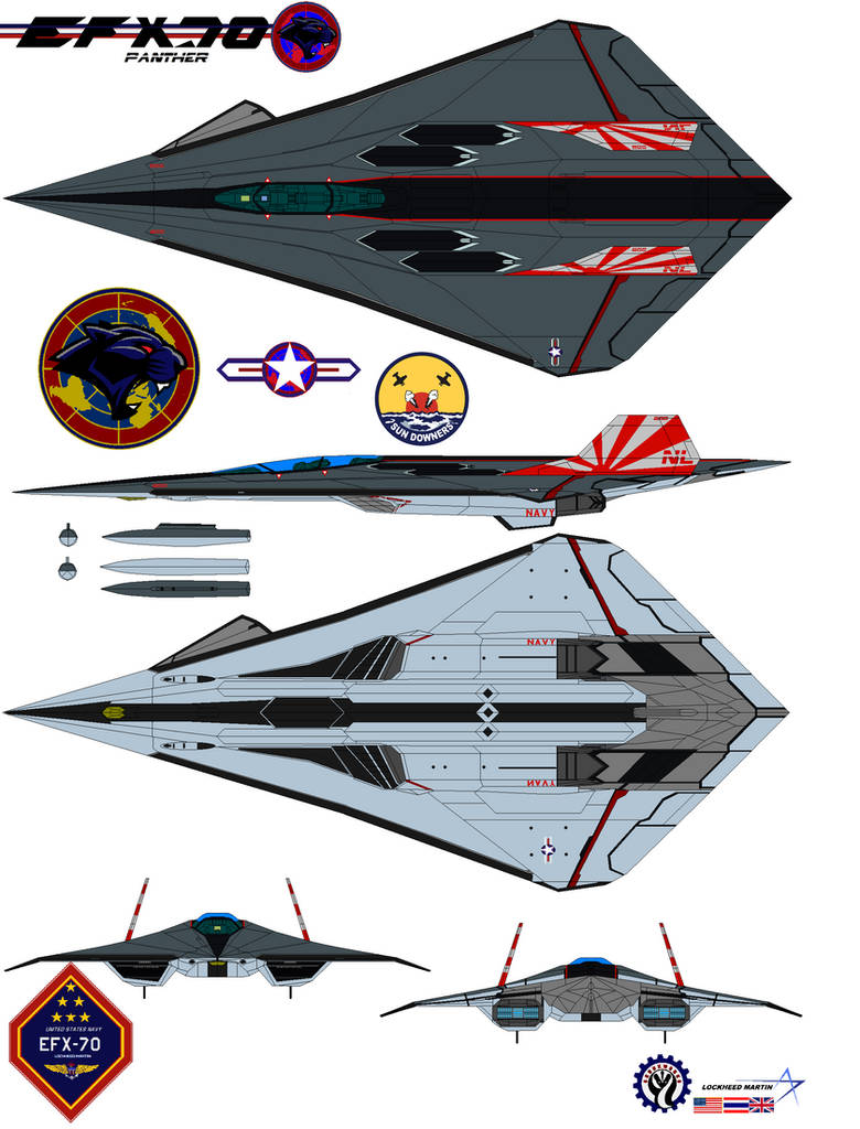 Lockheed EFX-70 Panther 2 VF-111 Sundowners by bagera3005 on DeviantArt
