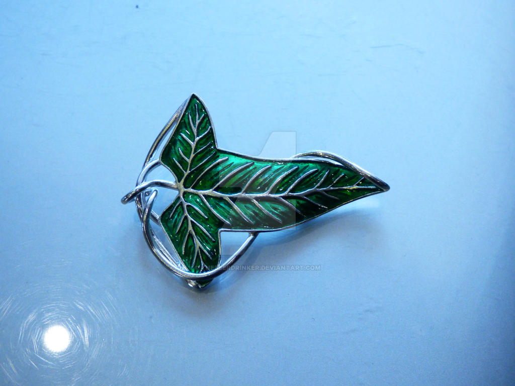 Sterling Silver Lorien Leaf (finished)