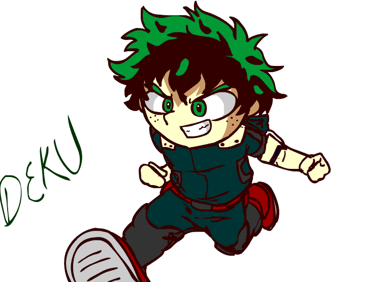 Deku gif by EdsodrawinG on DeviantArt