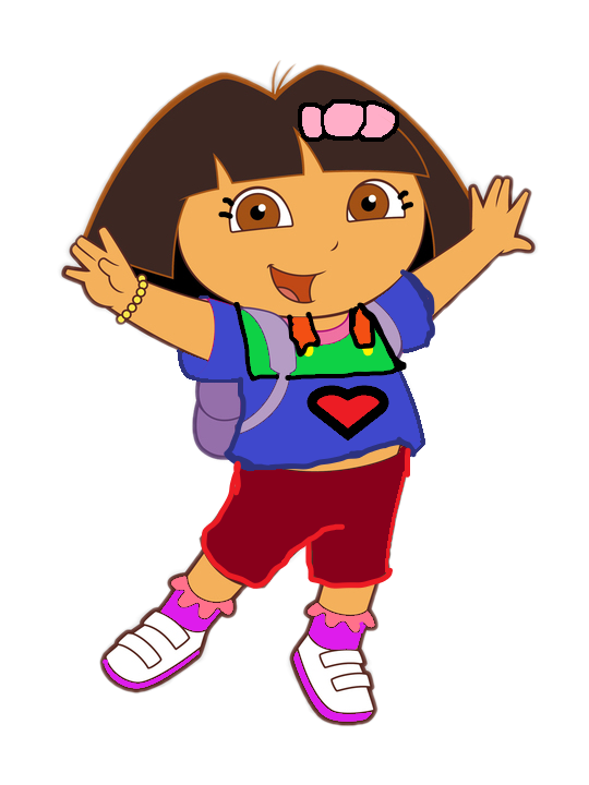 Dora First Design Dora in her disgen by Puccavooz on DeviantArt