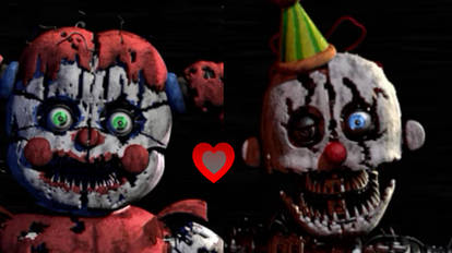 Nightmare baby x nightmare ennard