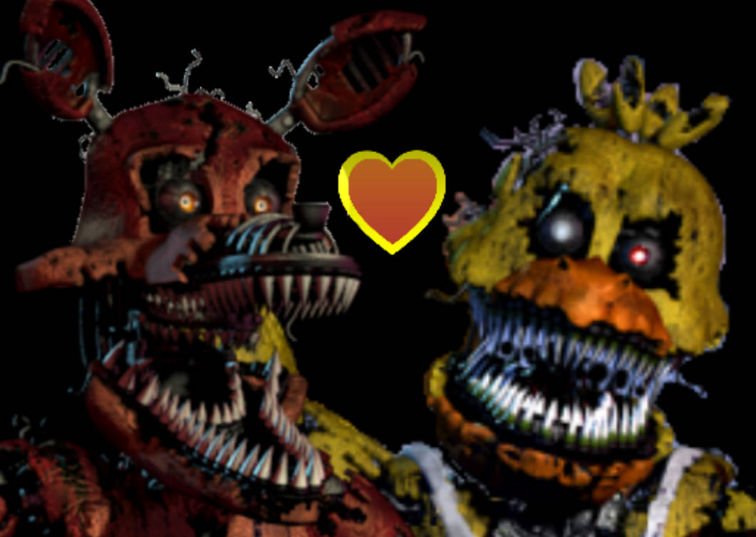 JJgrim on X: Cursed #1 Withered chica and foxy by alfred fixed