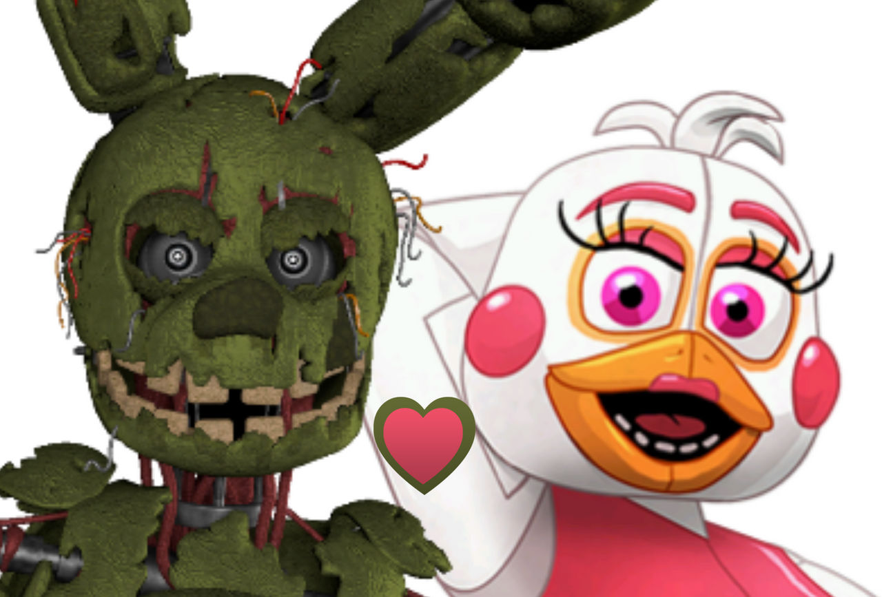 Fun Time Spring Chica Springtrap x Funtime chica by AgentPrime on DeviantArt