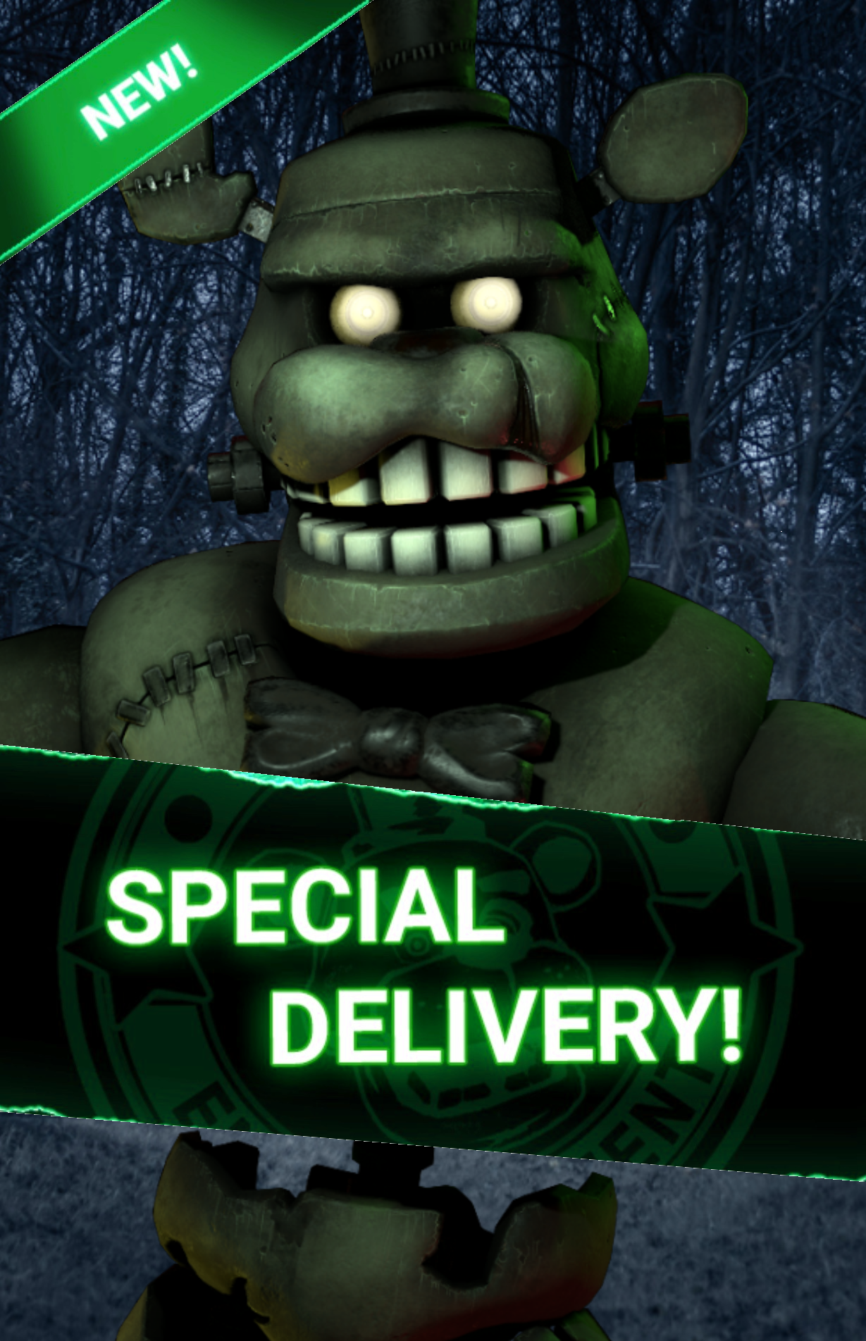 Dreadbear found in FNAF AR Special Delivery! (Mod) 