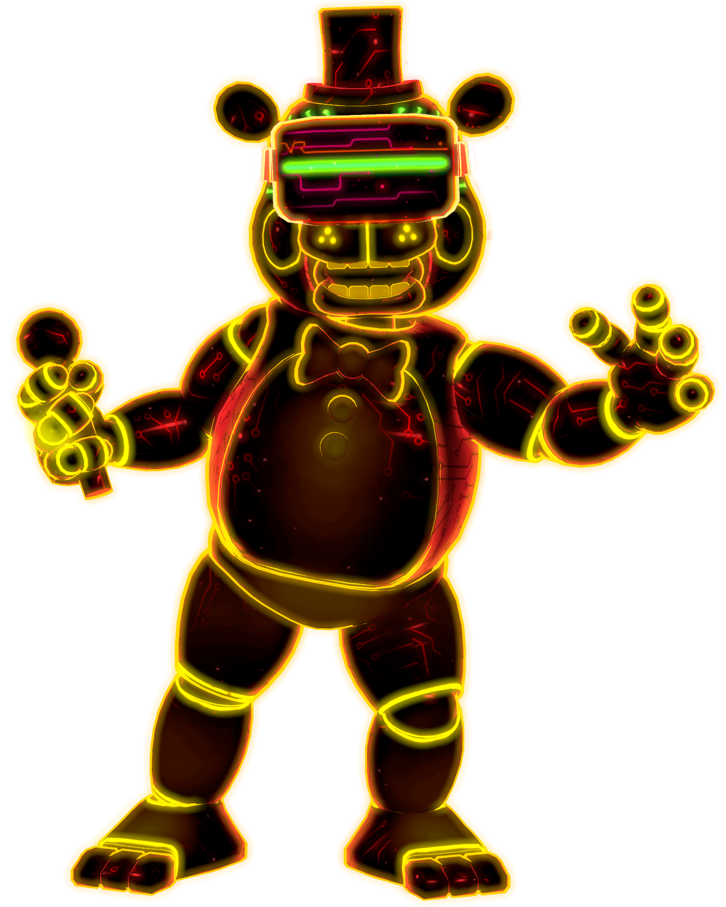 FNAF AR VR Toy Freddy A.F with VR headset by AgentPrime on DeviantArt