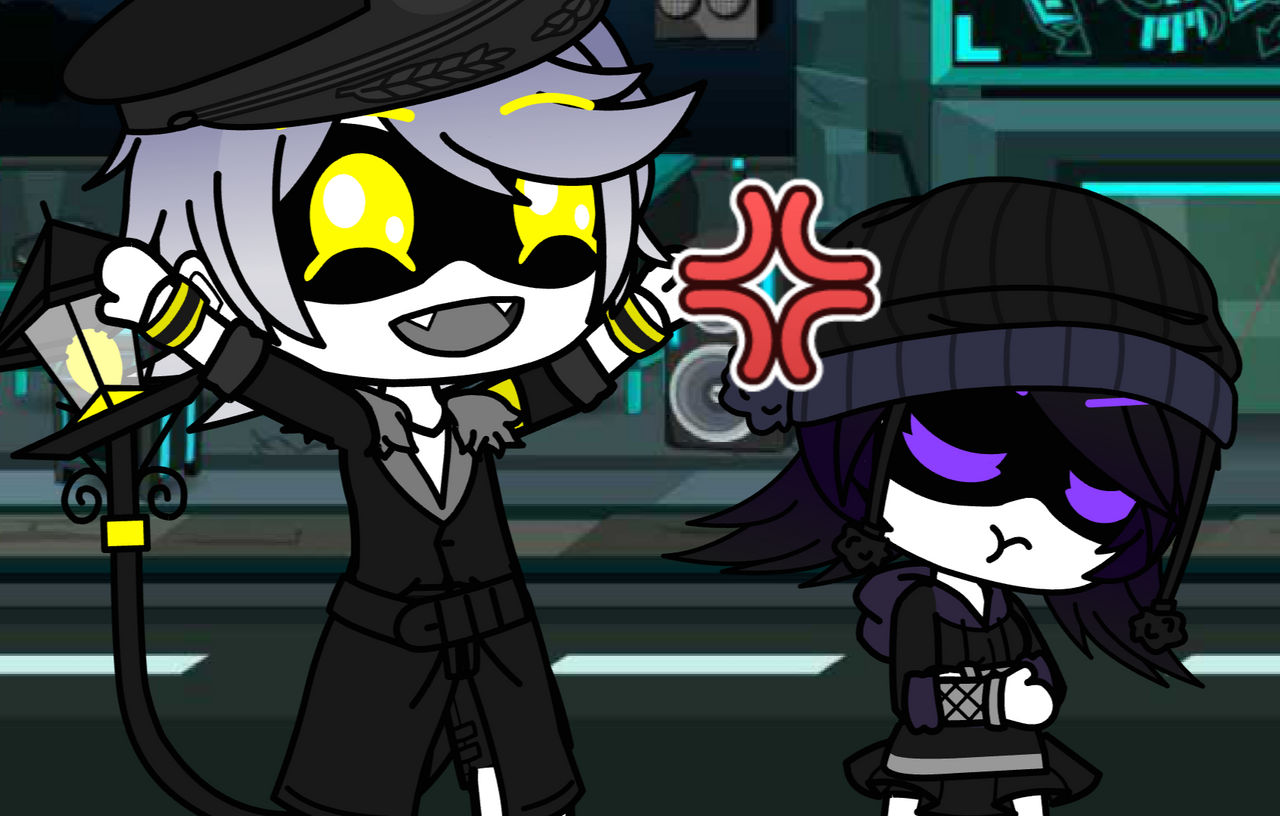 Grumpy one with cute one by AgentPrime on DeviantArt