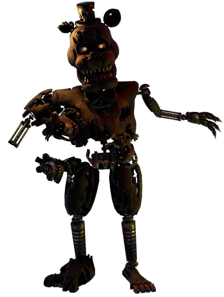 Ignited Nightmare Freddy by AgentPrime on DeviantArt