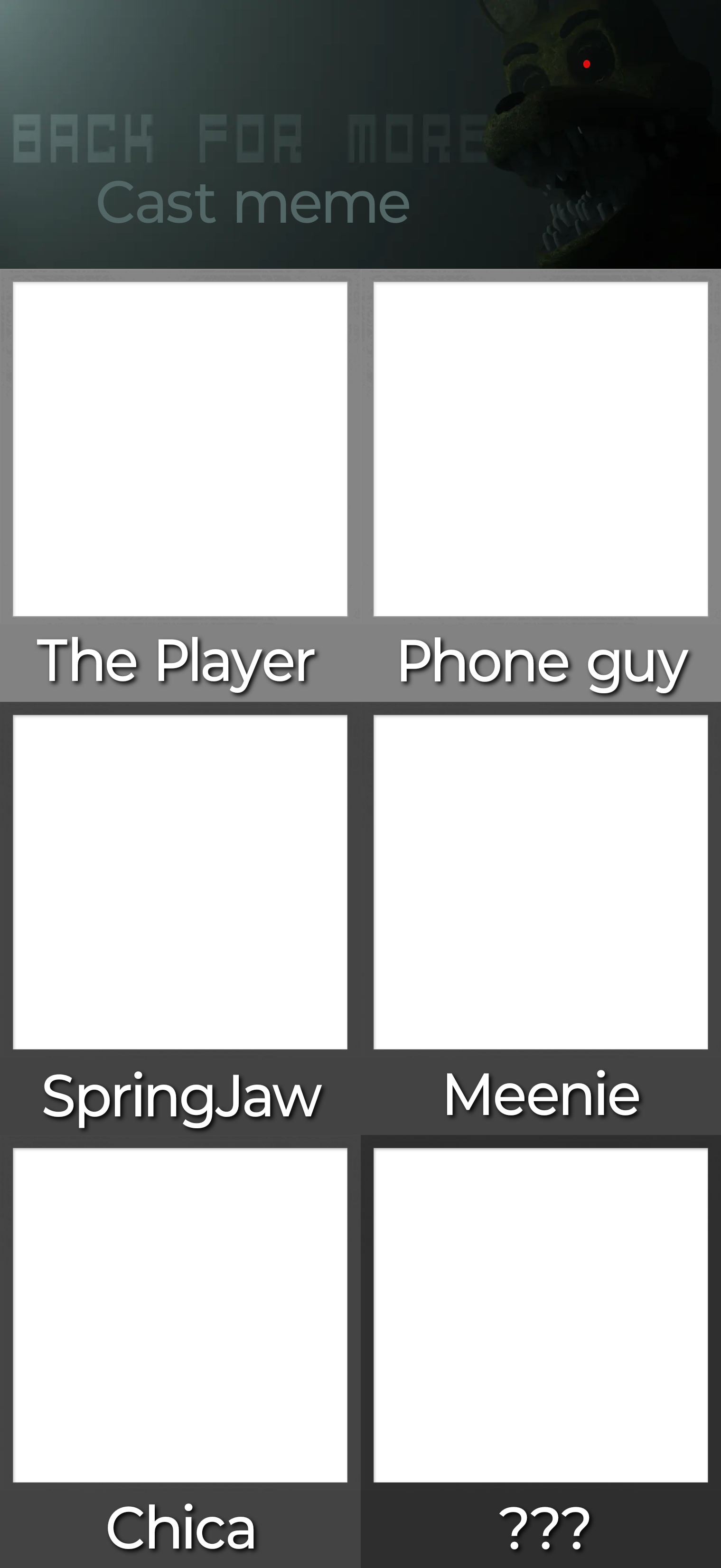 Meme Base Back for more Cast meme base by AgentPrime on DeviantArt