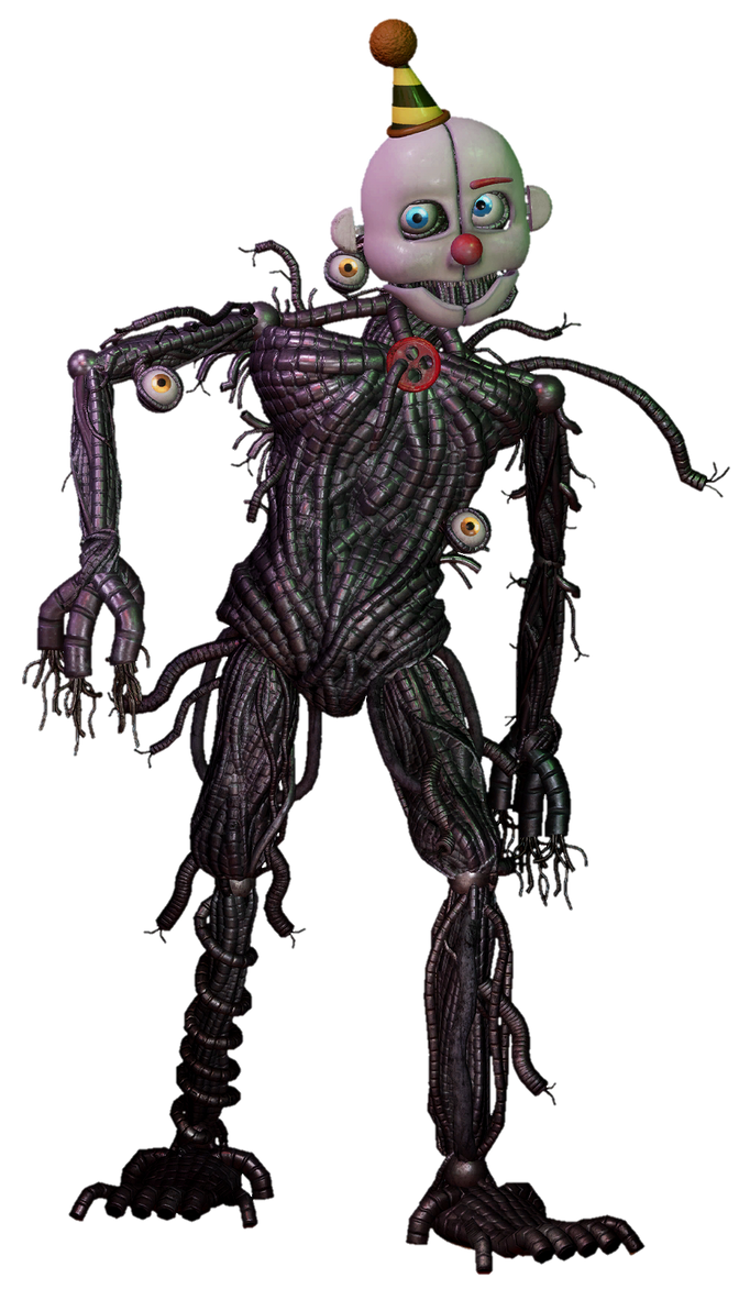 FNAF HW2 Ennard Render PNG by AgentPrime on DeviantArt