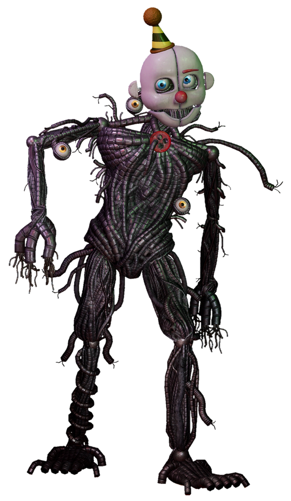 FNAF HW2 Ennard Render PNG by AgentPrime on DeviantArt