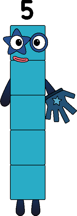 numberblocks 5 by March162014 on DeviantArt