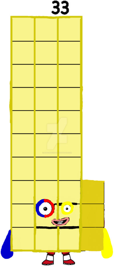 numberblocks 33 by March162014 on DeviantArt