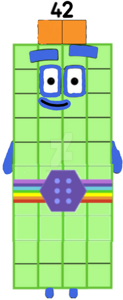 numberblocks 42 by March162014 on DeviantArt