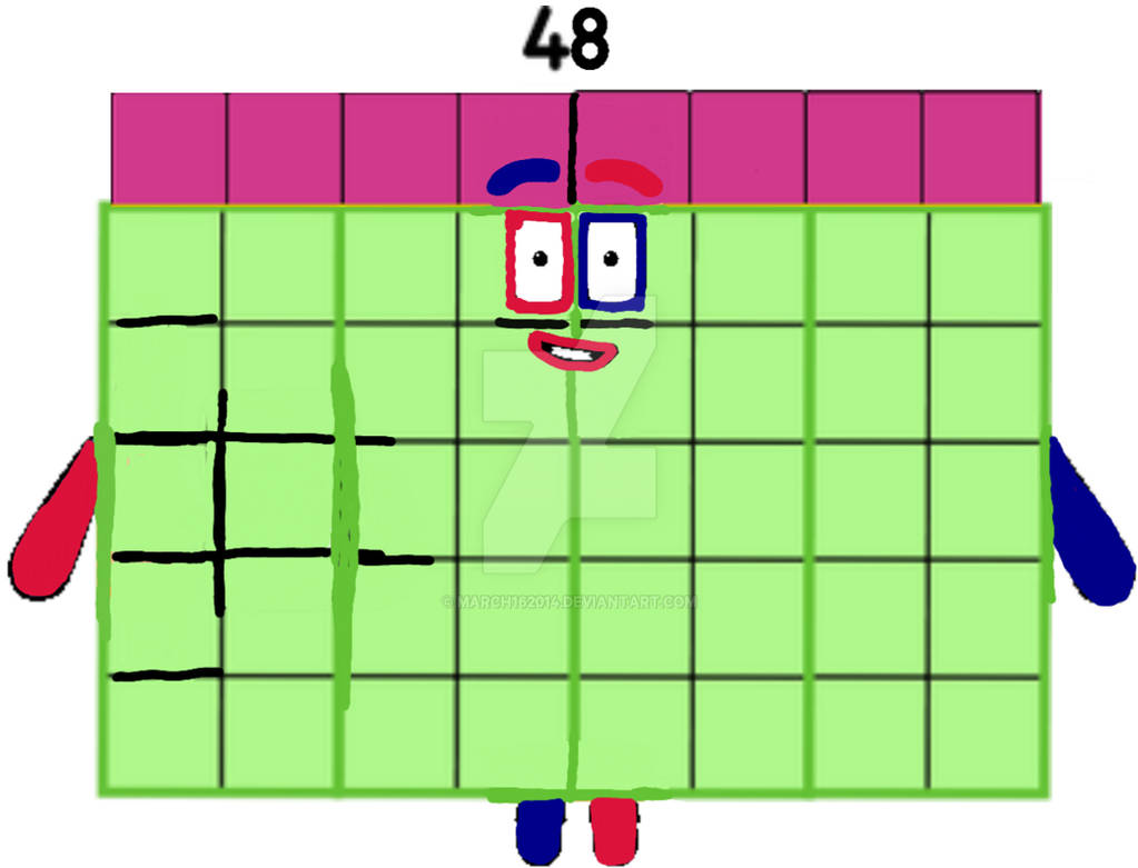 numberblocks 48 by March162014 on DeviantArt