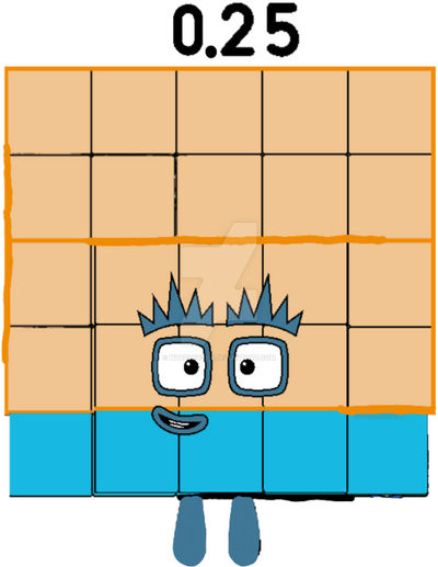 numberblocks 0.25 by March162014 on DeviantArt